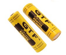 2x Lithium Ionen Akku 3,7 V /2800 mAh Typ 14500 Li ion mit Botton Top 48 x 14 mm