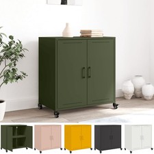 Metall Sideboard mit 4 Rollen