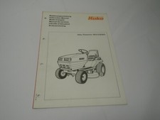 Bedienungsanleitung Hako-Rasentrac 1803 E (8267) Original Hako Hausdruckerei