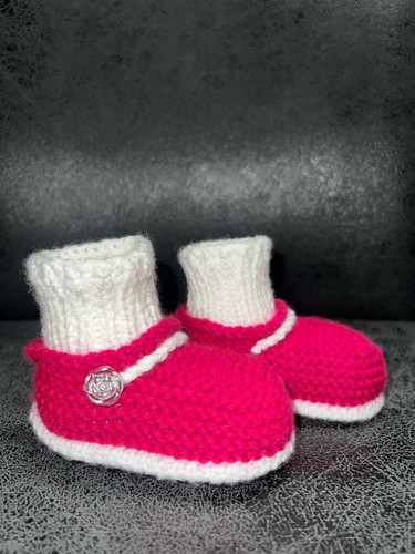 Selbstgestrickte babyschuhe - selbstgestrickte,