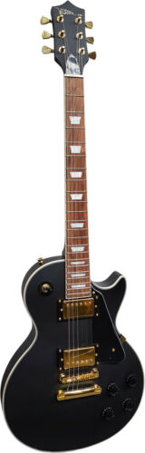 Gitarre matt schwarz - schwarz,