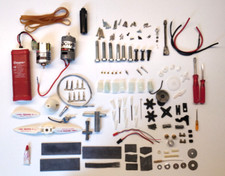 Konvolut RC Bastler Modellbau, Robbe & Graupner Motoren Akku Ersatzteil Flugzeug