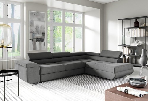 Ecksofa amigo form grau - amigo, l