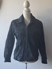 Vintage Lederjacke dunkel blau