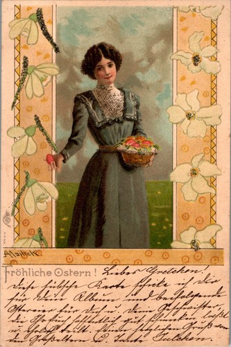 Litho künstlerkarte sig - kÜnstlerkarte,