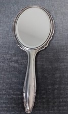 Spiegel mit Facette, 835er Silber, antik