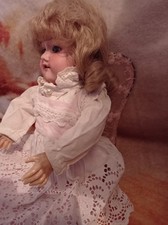 alte Porzellan Puppe, mit