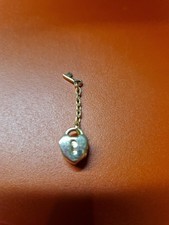 Pandora Charm Herz mit Goldenem Schlüssel 585er Gold ALE