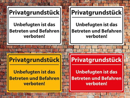 Schild aufkleber alu - alu, dibond