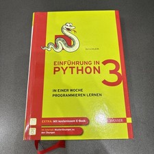Einführung in Python 3: In einer Woche programmieren ler... | Buch | Zustand gut