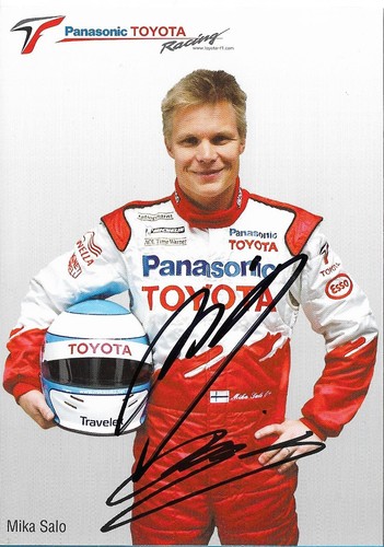 Original autogramm mika salo - autogramm,