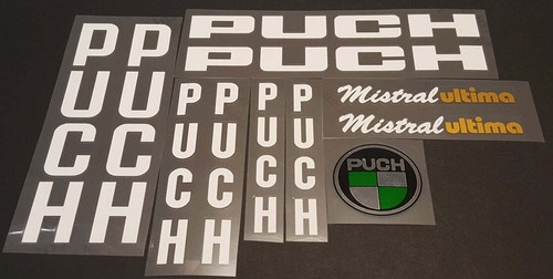 Puch aufkleber set - aufkleber,