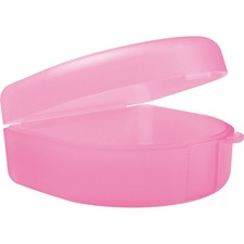 wellsamed Zahnspangendose Spangendose Dentobox pink 1 Stück