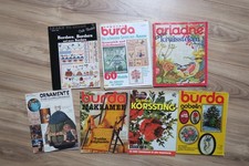 7 x Sticken Kreuzstich Burda Ariadne Bordüren Makramee Gobelin Muster Heft Stick