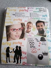 Party Foto Booth Set 16 Teile NEU