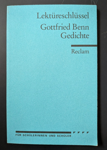 Lektüreschlüssel gottfried - lektüreschlüssel,