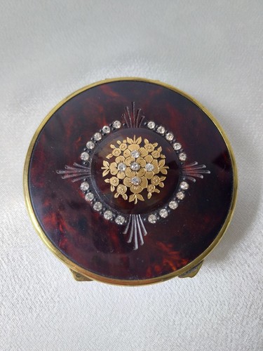Vintage puderdose mit - vintage,