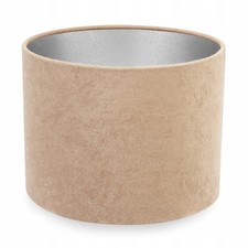 MODERNER CHROM-SAMT-LAMPENSCHIRM 20 cm