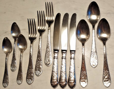 VILLEROY & BOCH GARDEN Besteck 120 Silber Brombeere Jugendstil 12 Teile TEXT!!!