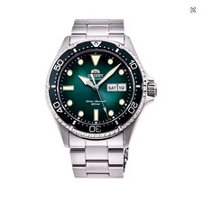 Orient Armbanduhr Mako Automatik automatische mechanische Uhr 20 Bar Dunkel Grün