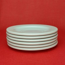 6x Arzberg Cult Weiß Kaffee-Untertasse 15 cm Untertasse Porzellan