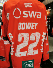 GAME WORN TRIKOT HOCKEY IS DIVERSITY #22 BOWEY Augsburger Panther 2025-26