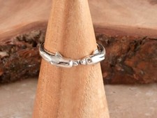 Ring Fingerring 925 Sterling Silber Delfin Delphin Neu