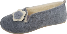 Leichte, WARME Hausschuhe - Mokassin - Ballerina  GR.37 *Wollfilz + Schurwolle*