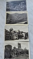 4 antiquarische s/w Ansichtskarten von Orten an der Mosel, 1930er Jahre