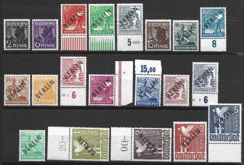 Berlin 1948 schwarzaufdruck - 1948,