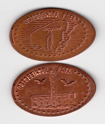 Elongated coin ostseeinsel - elongated,
