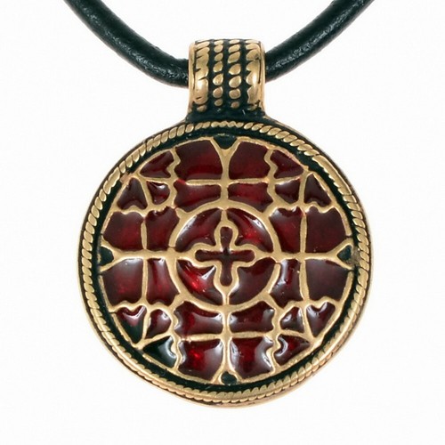 Amulett cloisonné merowinger - amulett,