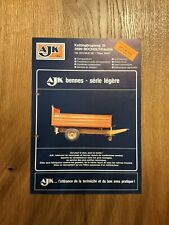 Orig. AJK Anhänger Kipper Prospekt Brochure Traktor Schlepper Deutz Fendt IHC C2
