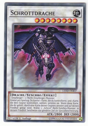 Schrottdrache common - yu-gi-oh,
