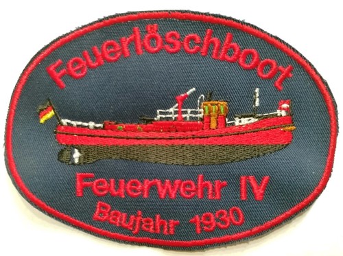 Abzeichen feuerlöschboot - abzeichen,