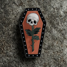 Skelett Schädel Anstecker Pin Abzeichen Sammler Button Anstecknadel Brosche