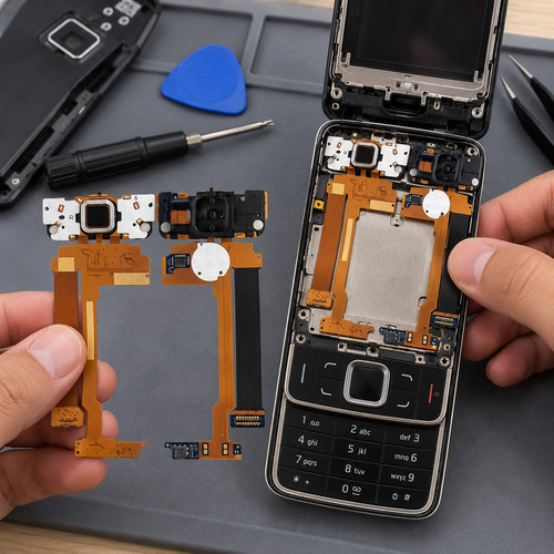 Nokia n96 lcd flex kabel - nokia,