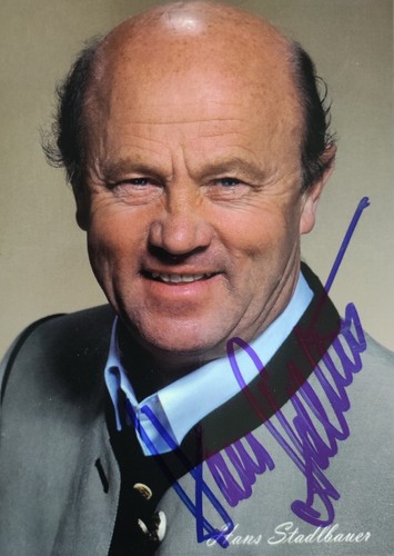 Hans stadlbauer autogramm - stadlbauer,