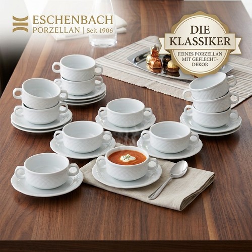 Suppentasse mit unterteller - mit,