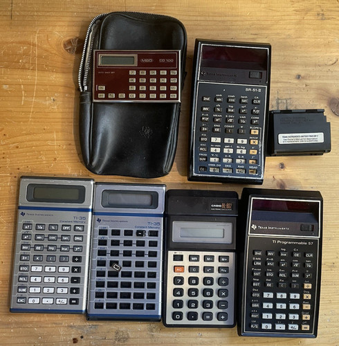 Vinatge calculators 35 - vinatge,