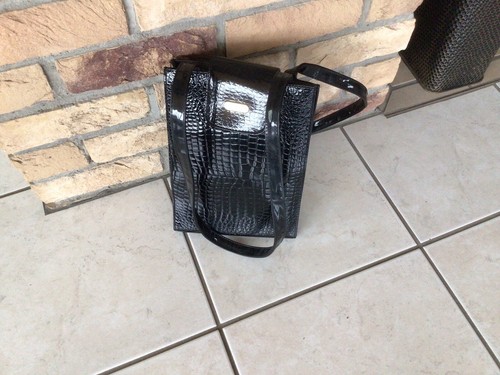Damen handtasche kroko optik - damen, handtasche,