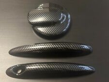 CARBON EFFEKT TANKDECKEL GRIFF ABDECKUNGEN MINI R55 R56 R57 COOPER JCW HECKKLAPPE 06-14