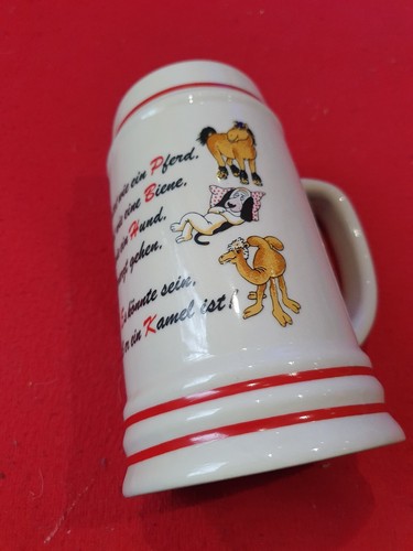 Bierkrug mit lustigem spruch - bierkrug,