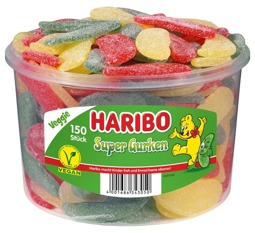 Haribo super gurken - haribo, stück
