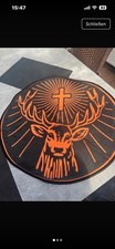 Jägermeister Teppich Rund Digitaldruck Muster