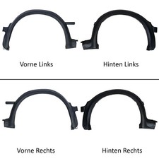 Radläufe Kotflügel Radlauf Verbreiterungen GTI Look für VW Golf 2 88-92