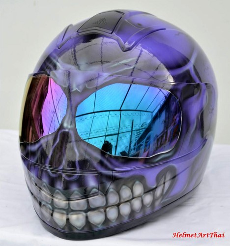 Custom airbrush motorradhelm - custom,