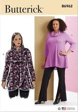 Schnittmuster Pullover Butterick b6962 46-54/56-64