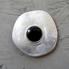 NEU Magnetbrosche silberfarben