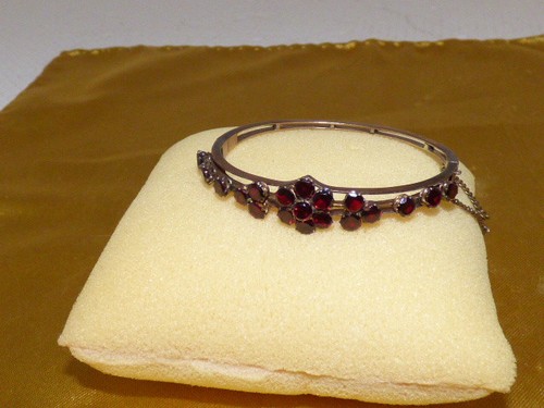 Granat armreif 1900 - granat,
